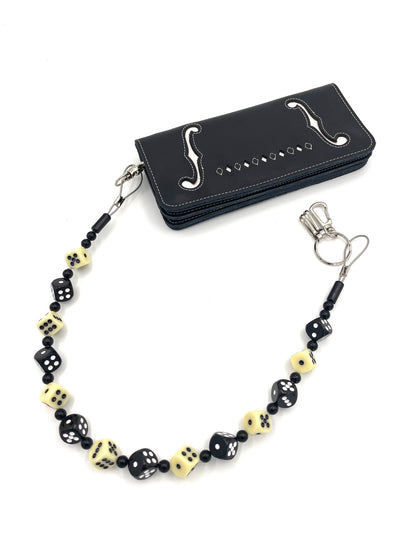 Color Dice Wallet Chain 2tone＆Mix