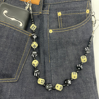 Color Dice Wallet Chain 2tone＆Mix