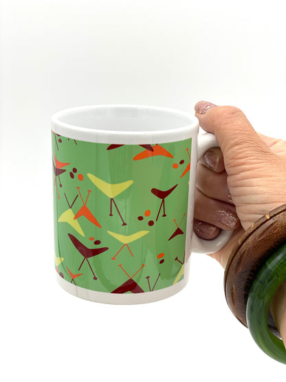 '50s Style Mug "Boomerang" / Mid-Century Style Mug Cup "Boomerang"