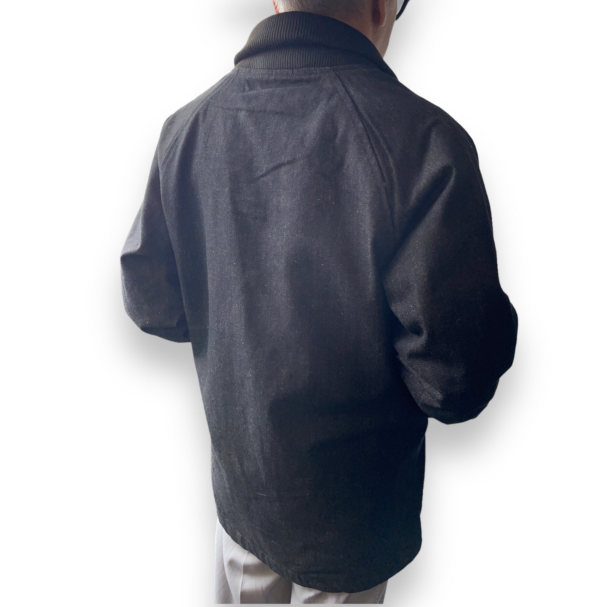 Black Denim Car Coat/ブラックデニムカーコート