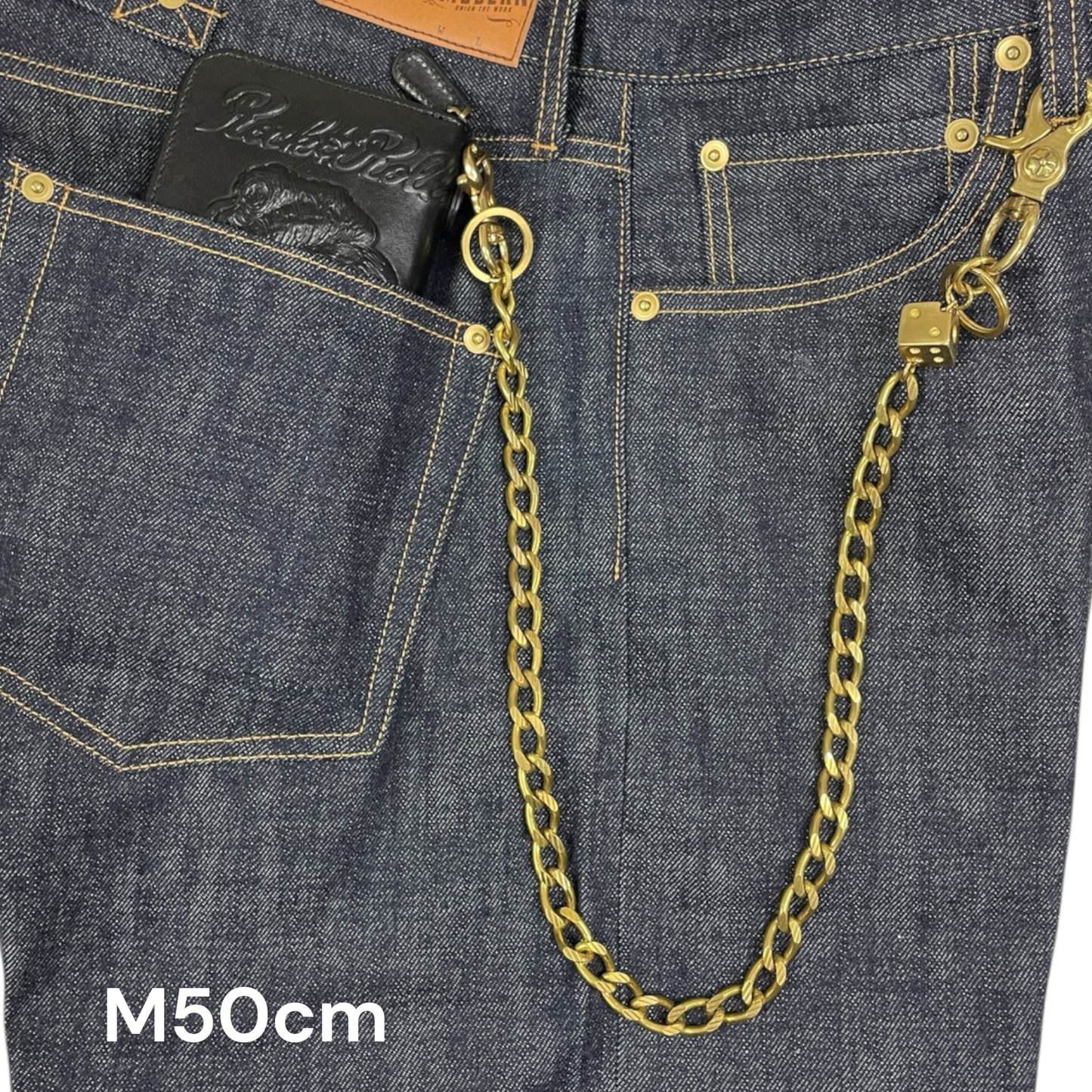 Brass Wallet Chain "DICE"/ブラスウォレットチェーン"ダイス"