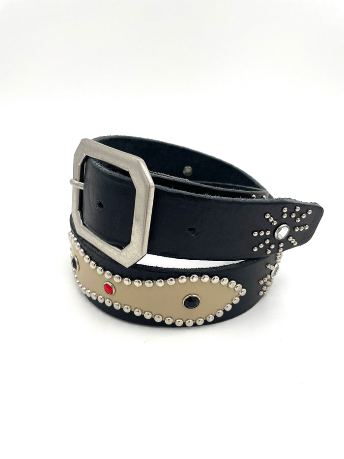 Vintage Style Leather Studs Belt/ヴィンテージスタイルレザースタッズベルト – GOOD ROCKIN'