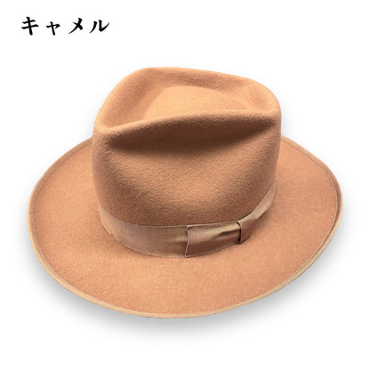 Wool Felt Hat/オープンクラウンフェルトハット