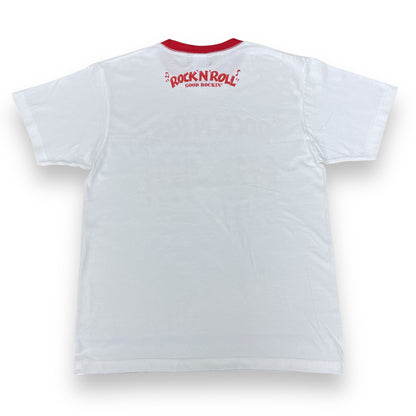 Short Sleeve Tee Shirt  GRC-316/半袖Ｔシャツ"R&R Universityト"ホワイ＆レッドトリム"