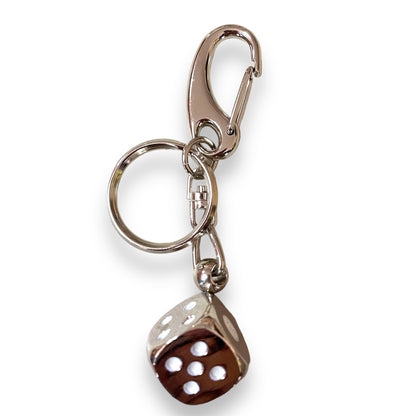 Metal Dice Key Ring