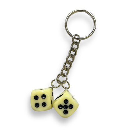 Twin Dice Key Ring