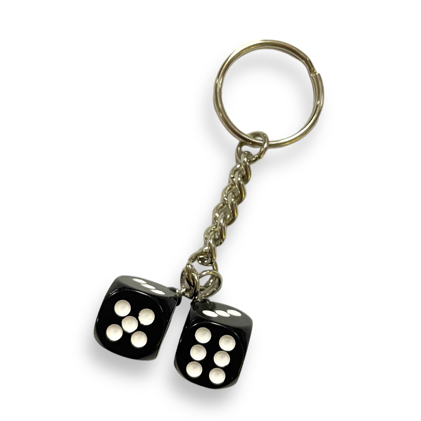 Twin Dice Key Ring