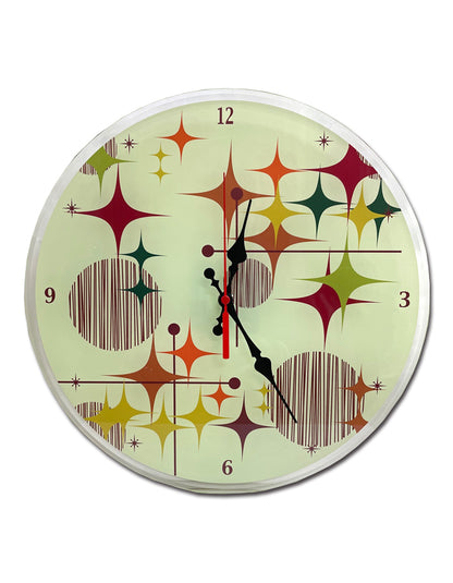 Midcentury Modern Wallclock "SPARKLE"