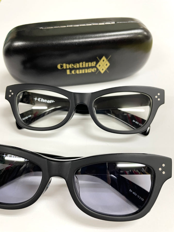 Cheating Lounge glasses "MATTE BLACK"