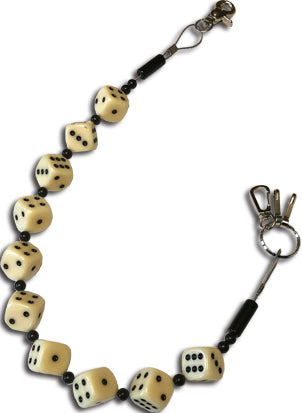 Big Color Dice Wallet Chain