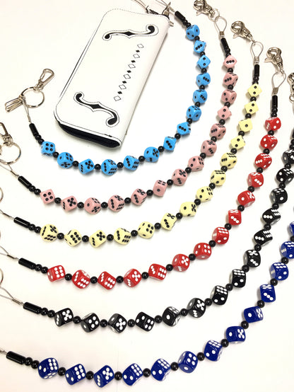 Color Dice Wallet Chain