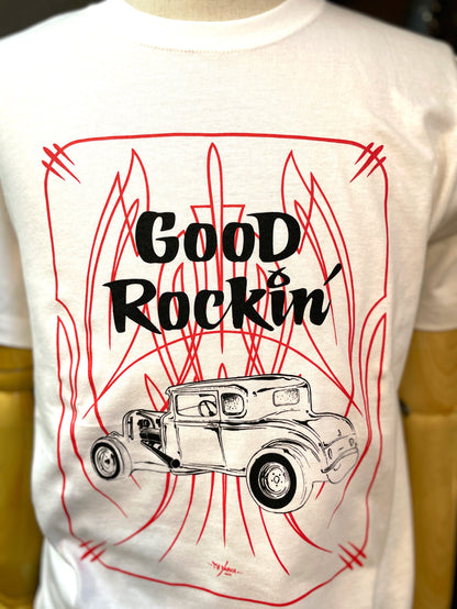 Short Sleeve Tee "PINSTRIPING/White" / Short Sleeve T-shirt "Pinstriping/White"