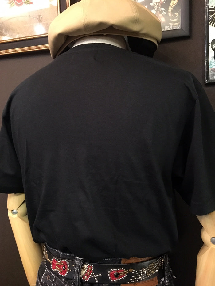 "ROCKAMILLY BOOGIE" Short Sleeve Tee Shirt Black