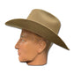 Vintage Style Rolled Brim Cowboy Hat