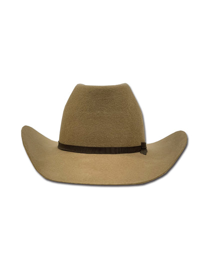 Vintage Style Rolled Brim Cowboy Hat