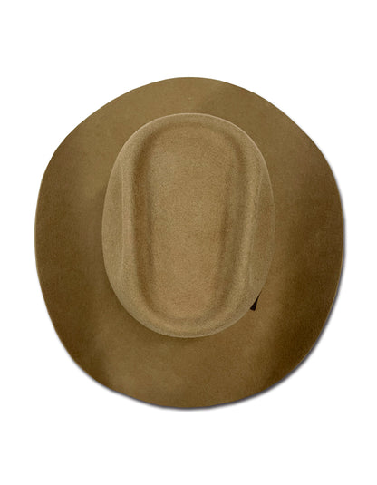 Vintage Style Rolled Brim Cowboy Hat