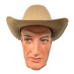 Vintage Style Rolled Brim Cowboy Hat