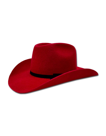 Vintage Style Rolled Brim Cowboy Hat