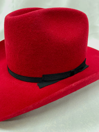 Vintage Style Rolled Brim Cowboy Hat