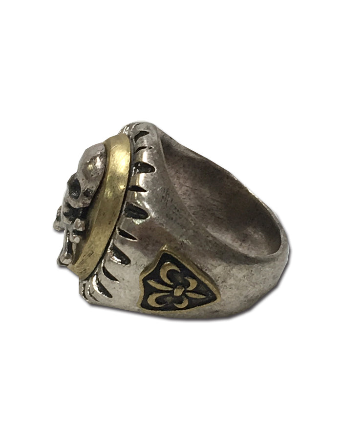 Brass Mexican Ring “SKULL&amp;CROSSBONE”