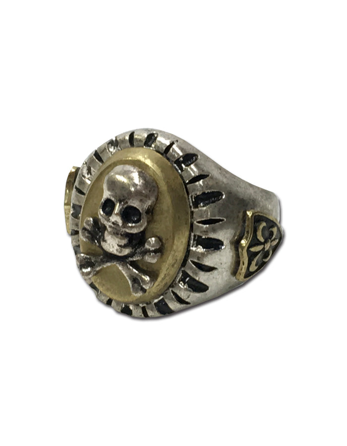 Brass Mexican Ring “SKULL&CROSSBONE”
