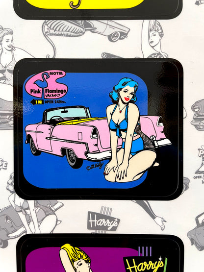 M.Kelly "PIN UP GIRL'S" Sticker Sheet