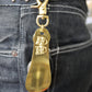 Brass Shoehorn Key Ring "TWO FACE"