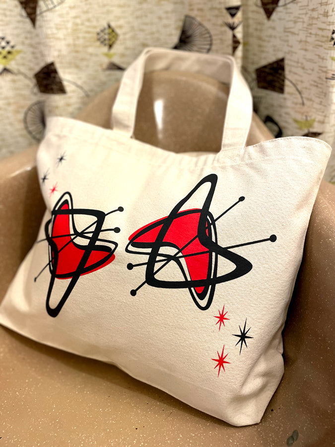Big Canvas Tote bag "Atomic "/アトミックトートバッグBIG