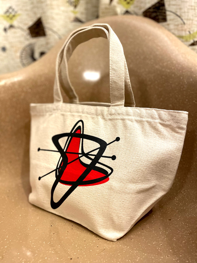 Mini Canvas Tote bag "Atomic"