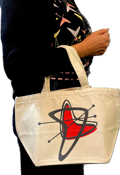 Mini Canvas Tote bag "Atomic"