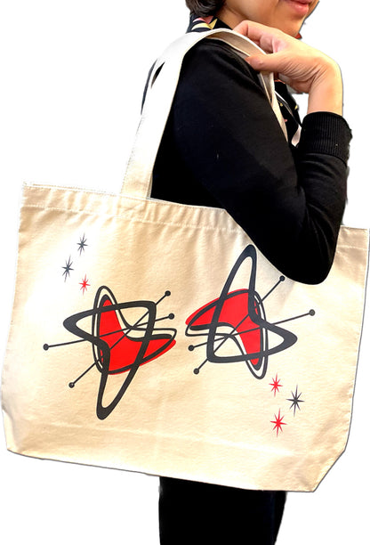 Big Canvas Tote bag "Atomic"