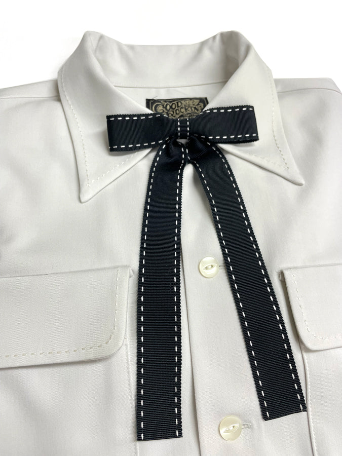 Western Clip Bow Ribbon Tie