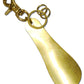 Brass Shoehorn Key Ring "TWO FACE"