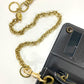 Brass Wallet Chain 4 "SKULL"